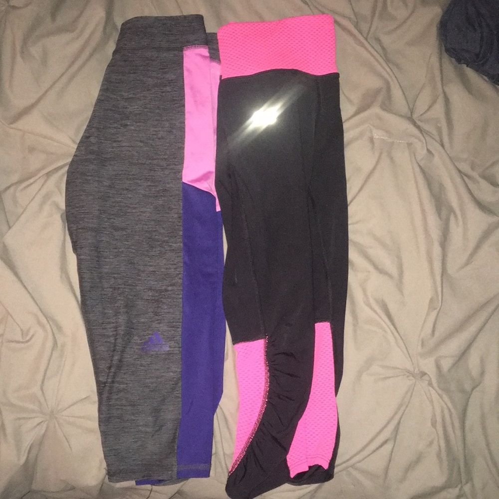 Leggings set (INCLUDES UA AND ADIDAS)